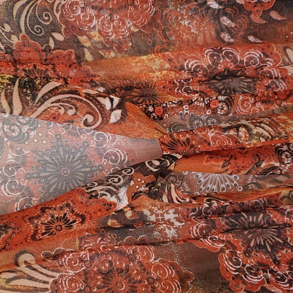 3/$30 Chemistry Sheer Top with Tie Front - Picture 4 of 6